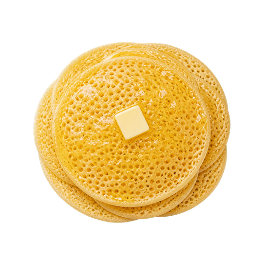 Baghrir (Thousand-Hole Pancakes) sticker illustration