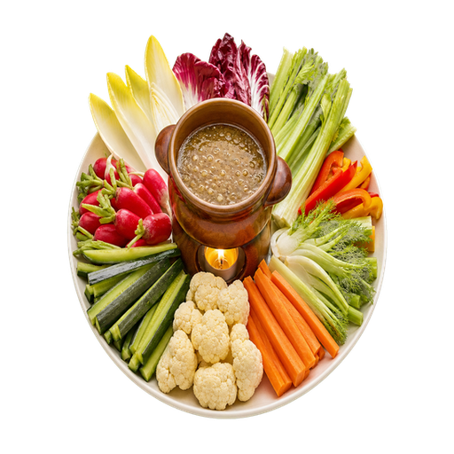 Bagna Cauda sticker illustration