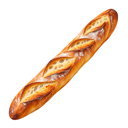 Baguette laonnaise sticker illustration