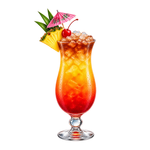 Bahama Mama sticker illustration