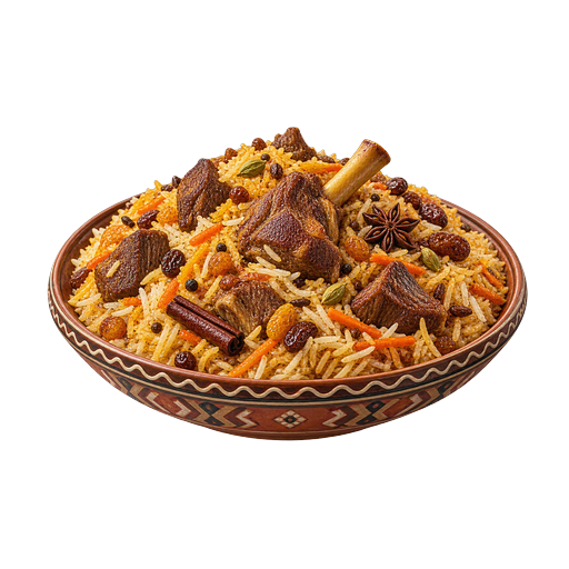Balochi Pulao sticker illustration