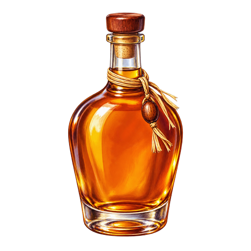 Bambarra Rum sticker illustration