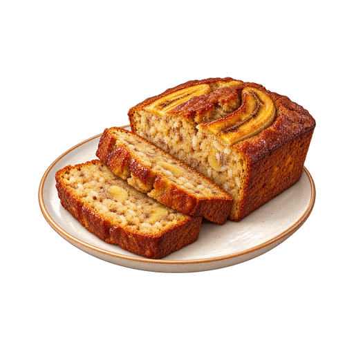 Banana Rice Bread sticker illustration