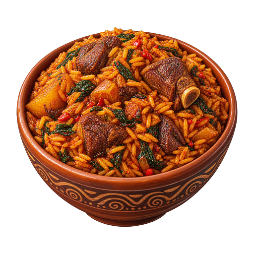 Banga Rice sticker illustration
