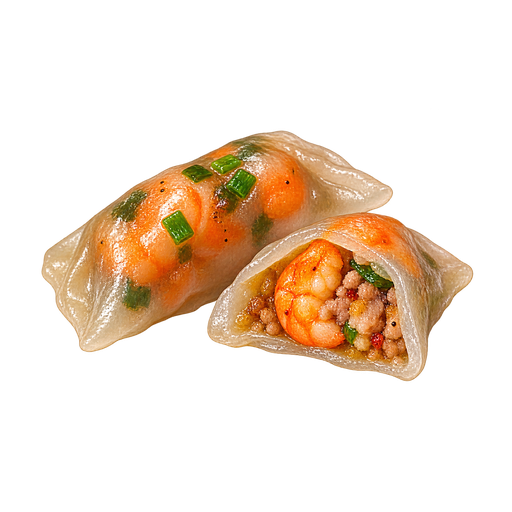 Bánh bột lọc (Stuffed Tapioca Dumplings) sticker illustration