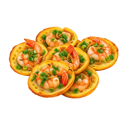 Bánh khọt (Vietnamese Mini Savory Pancakes) sticker illustration