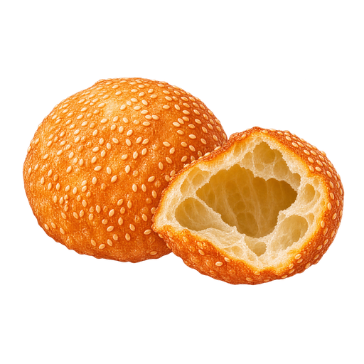 Bánh tiêu (Vietnamese Donuts) sticker illustration
