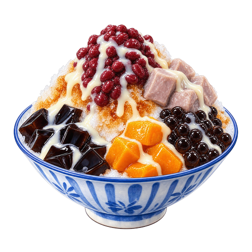Shaved Ice sticker illustration