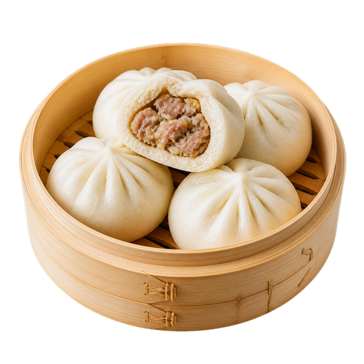Baozi (Steamed Filled Buns) sticker illustration
