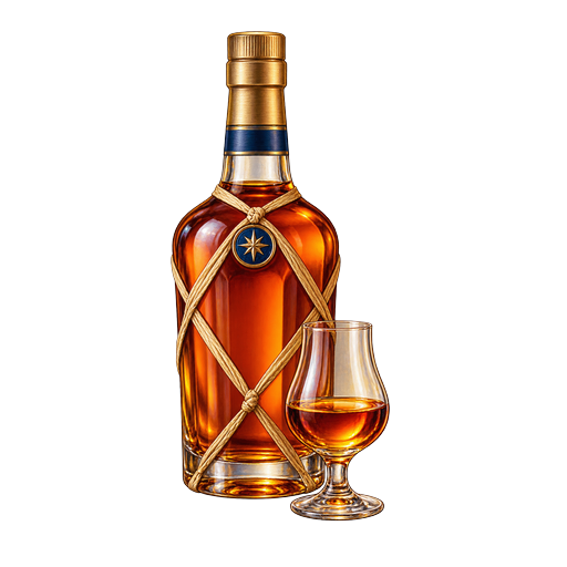 Rhum Barbancourt sticker illustration