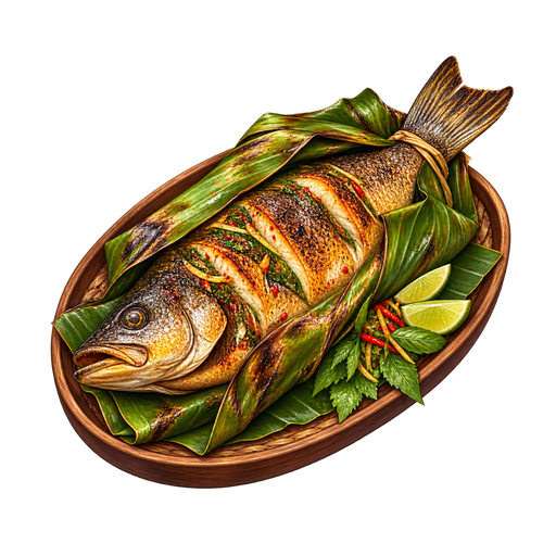 Barramundi Cod sticker illustration