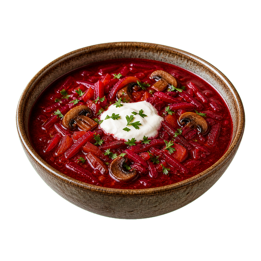 Hot Borscht sticker illustration