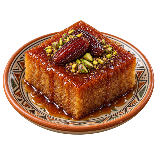 Basbousa Bil Tamr sticker illustration