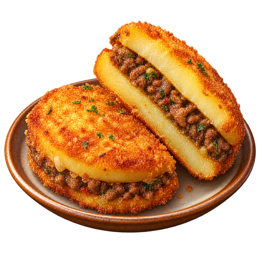 Stuffed Potato sticker illustration