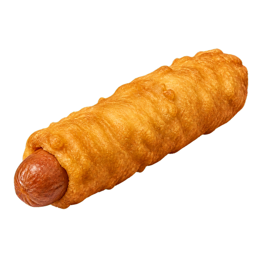 Battered Sausage sticker illustration
