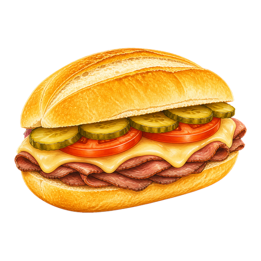 Bauru sticker illustration