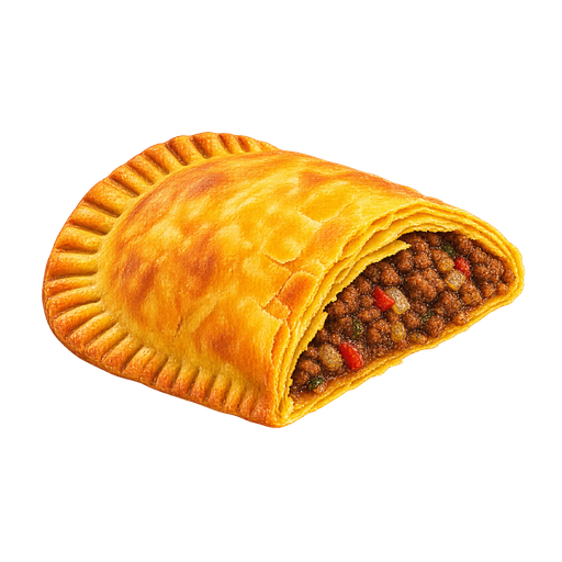 Jamaican Patty sticker illustration