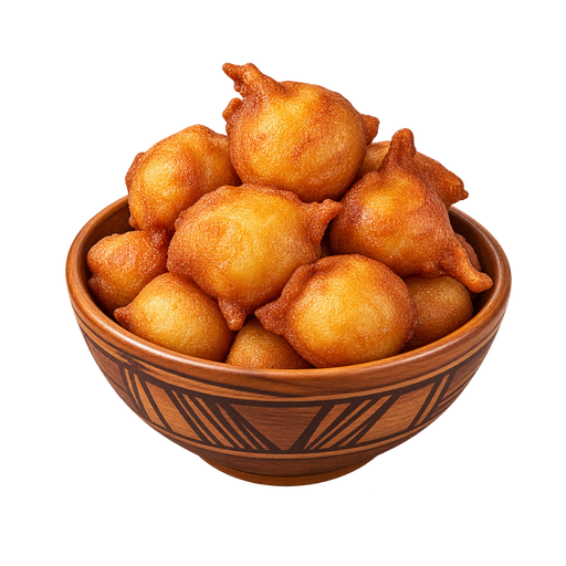 Gabonese Beignets sticker illustration