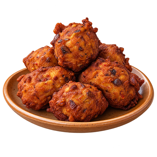 Bambara Nut Fritters sticker illustration