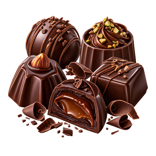 Belgian Chocolate sticker illustration