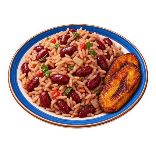 Belizean Rice and Beans sticker illustration