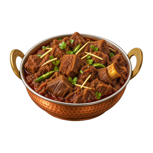 Bhuna Gosht sticker illustration