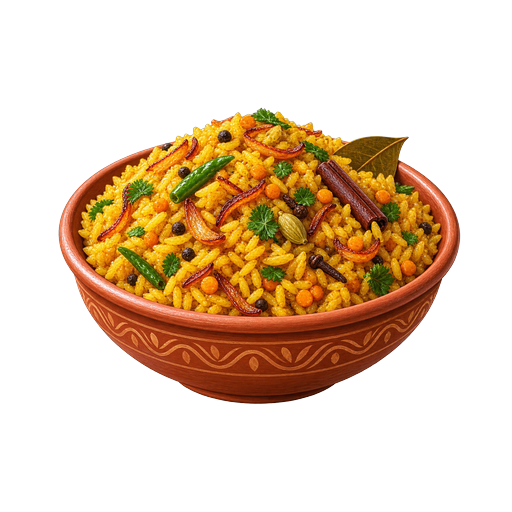 Bhuna Khichuri sticker illustration