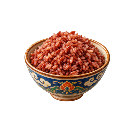 Bhutanese Red Rice sticker illustration