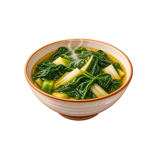 Bieta in brodo sticker illustration