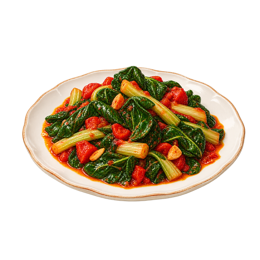 Bietole al pomodoro sticker illustration