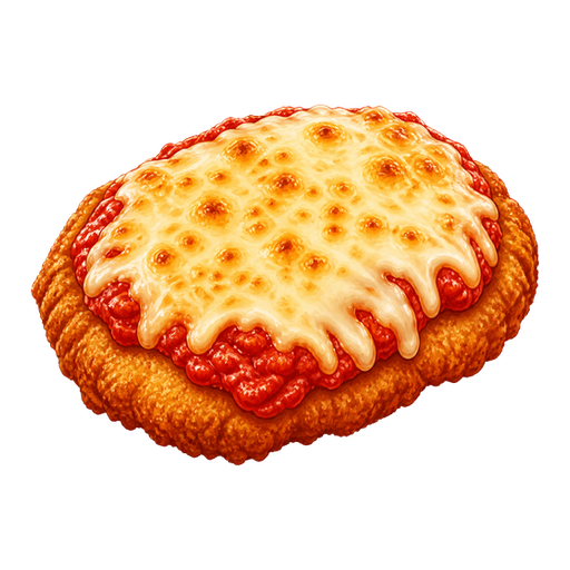 Bife à Parmegiana sticker illustration