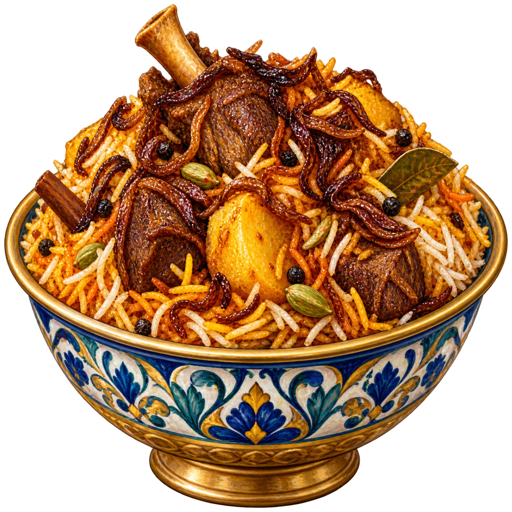 Biryani ya Zanzibar sticker illustration