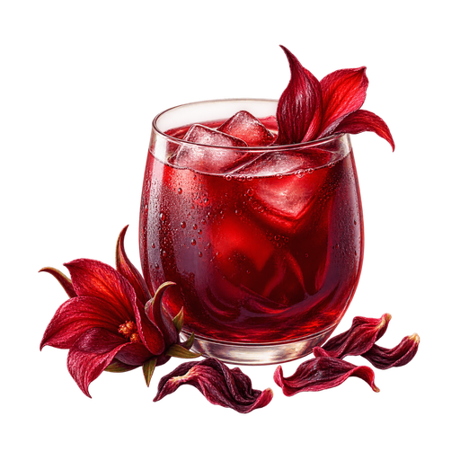 Hibiscus Juice sticker illustration