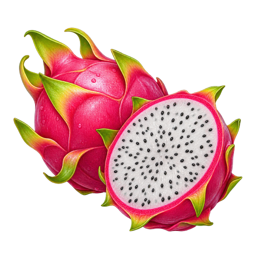 Dragon Fruit sticker illustration