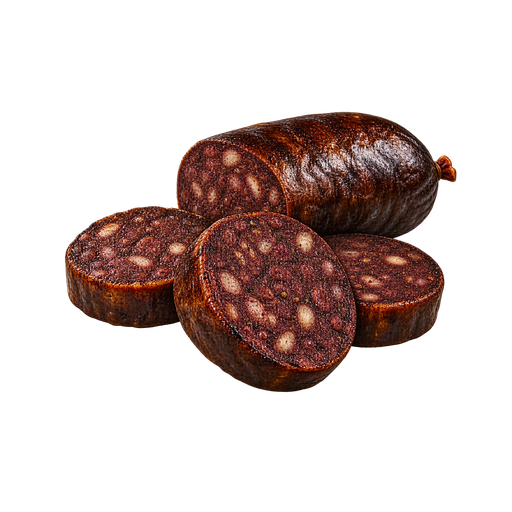 Black Pudding sticker illustration
