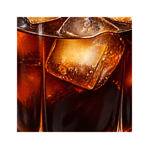 Black Russian sticker illustration