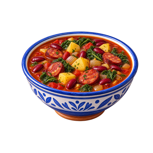 Bermuda Portuguese Red Bean Soup sticker illustration
