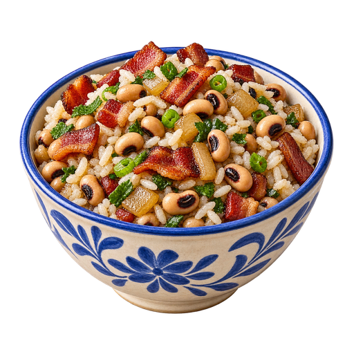 Bermuda Hoppin' John sticker illustration