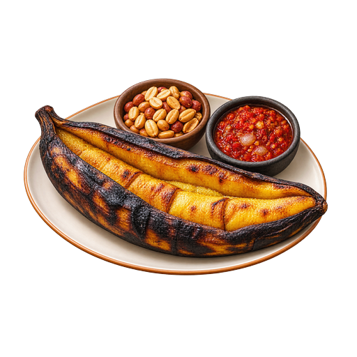 Roasted Plantain sticker illustration