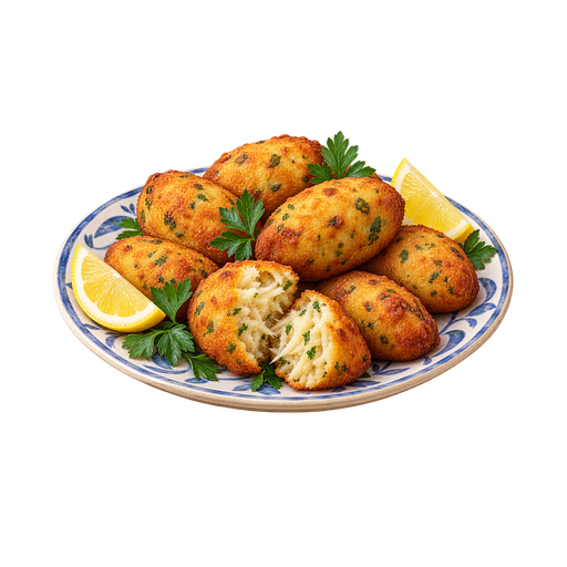 Bolinhos de Bacalhau sticker illustration