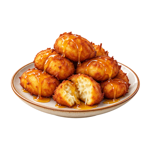 Honey Manioc Balls sticker illustration