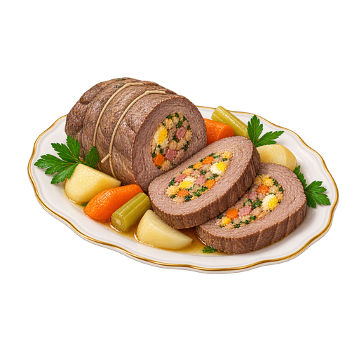 Bollito ripieno sticker illustration