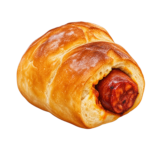 Asturian Chorizo Buns sticker illustration