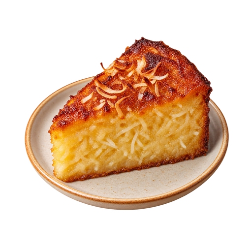 Cassava Cake sticker illustration