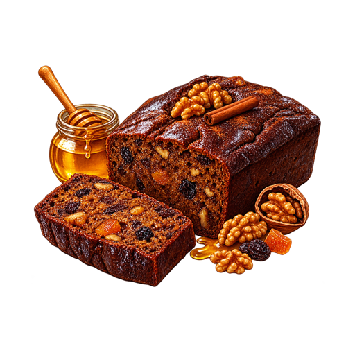 Bolo de mel sticker illustration