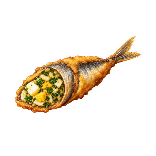Boquerones Rellenos sticker illustration