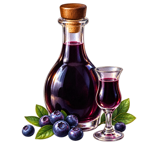 Borovničevec sticker illustration
