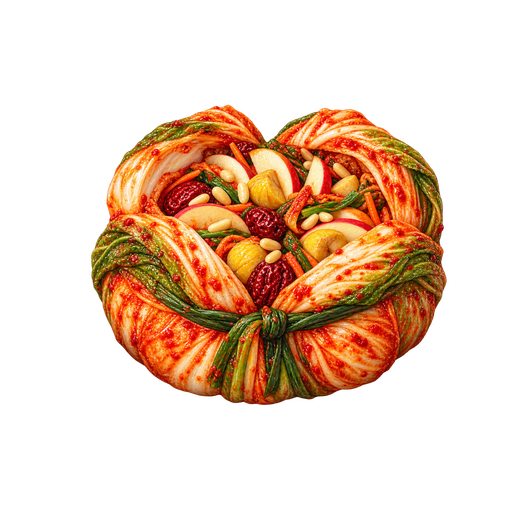 Bossam Kimchi sticker illustration