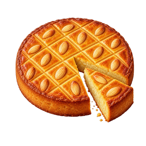 Boterkoek sticker illustration