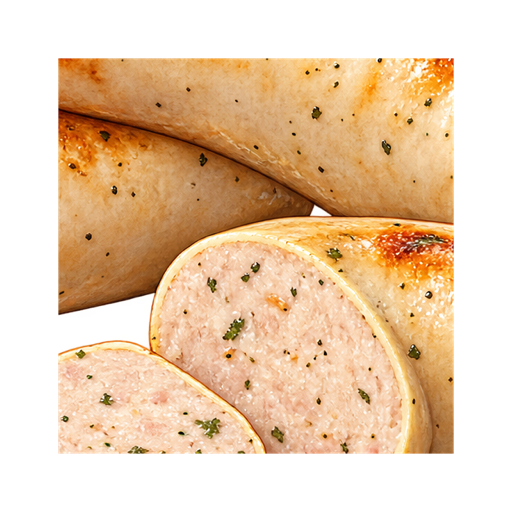 Boudin blanc de Liège sticker illustration